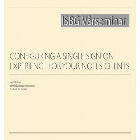 A Technical Guide To Deploying Single Sign On