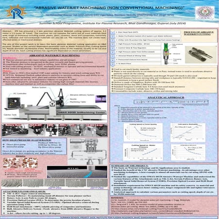 ABRASIVE WATER JET MACHINING