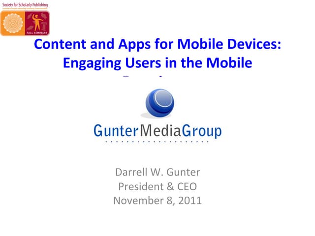 SSP  Fall Meeting Mobile Gunter Nov 2011
