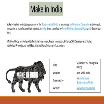 Make in India