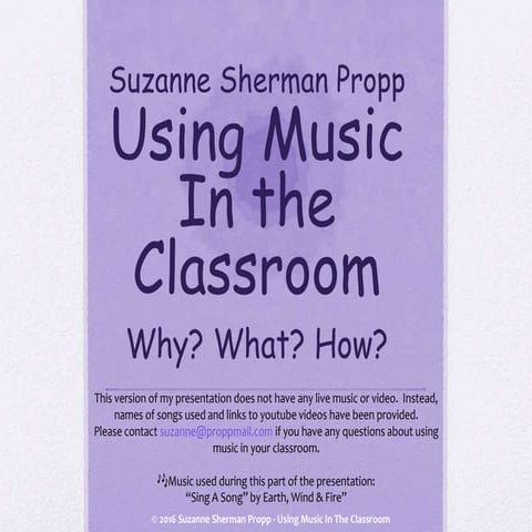 Using Music In The Esl Classroom | PDF