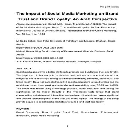social media marketing on brand trust and loyalty.pdf