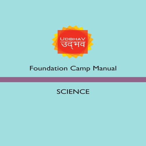 SSRP Foundation Camp Science Manual - In Odia