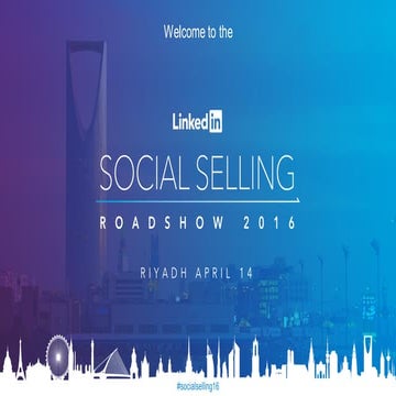 Social Selling Roadshow Riyadh