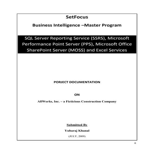 SSRS Presentation | PPTX