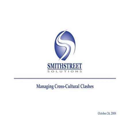 Managing Cross-Cultural Clashes