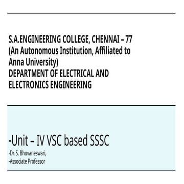 Voltage Source Controllers based Static SSC