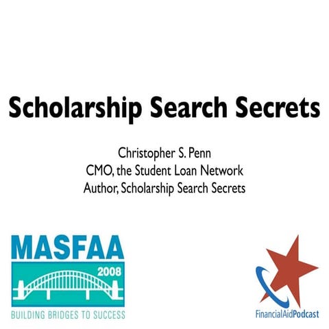 Scholarship Search Secrets