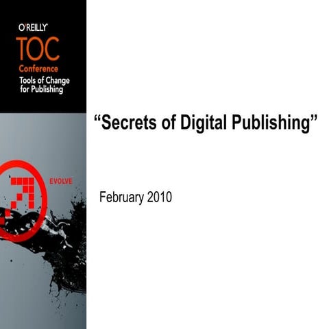 Secrets of Digital Publishing no one will tell you presentation