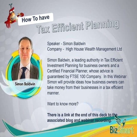 Tax Efficient Planning for Business Owners