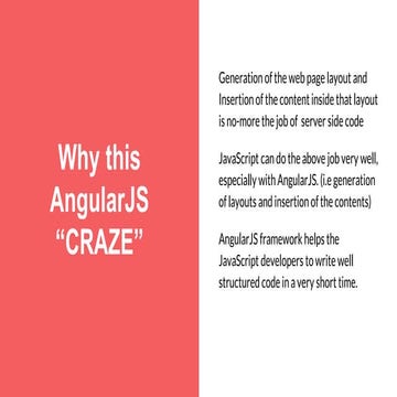 Angular js introduction | PPT