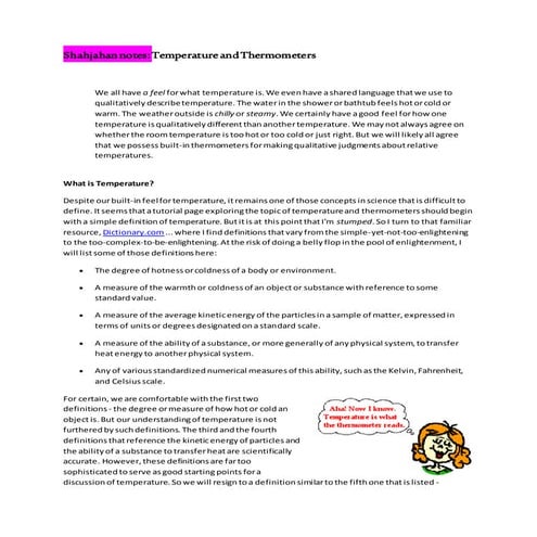 heat and thermometer 