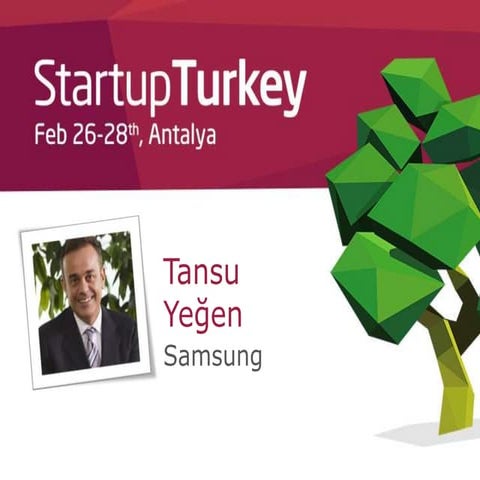 Startup Turkey - Tansu Yegen