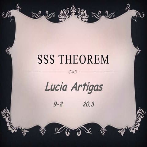 Sss theorem
