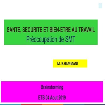 SST MEDECINE DE TRAVAIL   HAMMANI.pptx