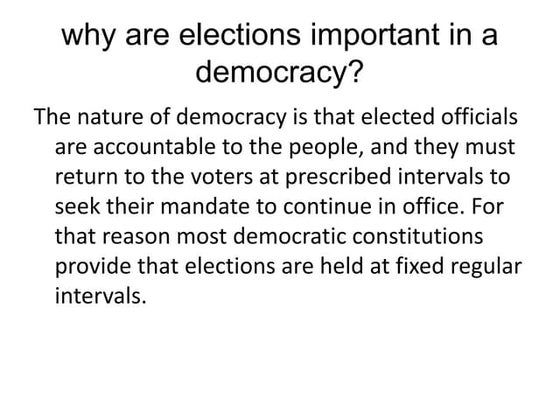 SST PPT of class 7th on Elections of India
