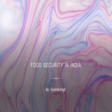 Food security in india class 9th | PPT