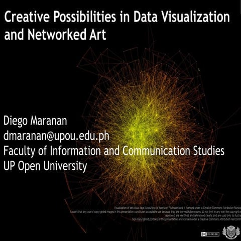 Creative Possibilities in Data Visualization and Networked Art