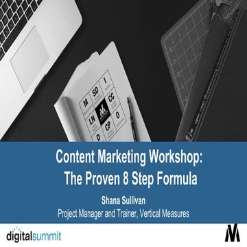 Shana Sullivan - Precon- The Proven 8 Step Formula to Successful Content Mark...