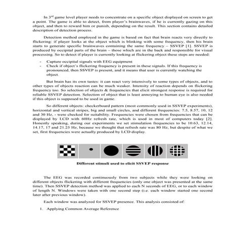 Brain-computer interface based on SSVEP | DOCX