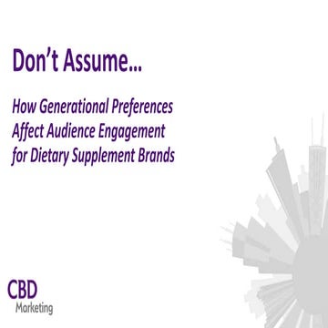 Don't Assume: How Generational Preferences Affect Audience Engagement for Di...