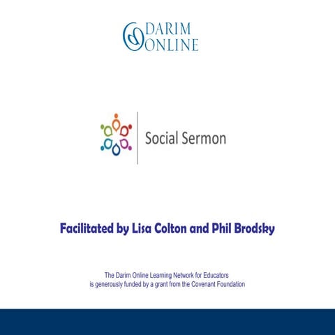 Social Sermon webinar