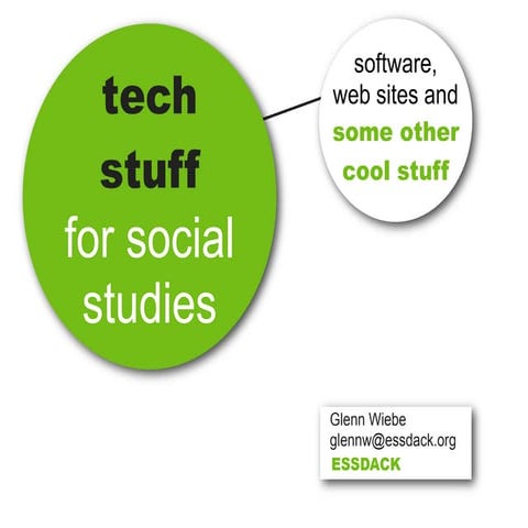 My Favorite FIve Social Studies Web Sites & Tech Tools