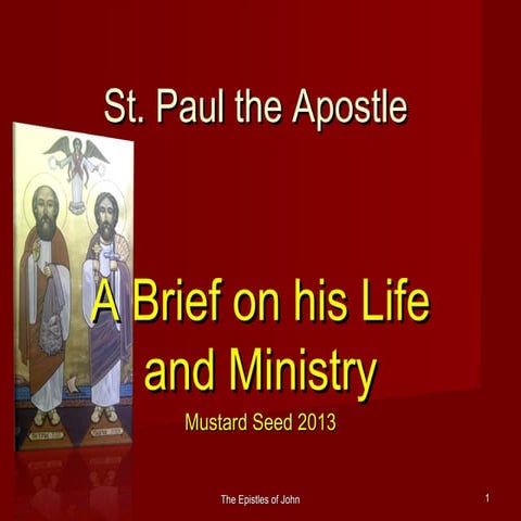 St. Paul the Apostle