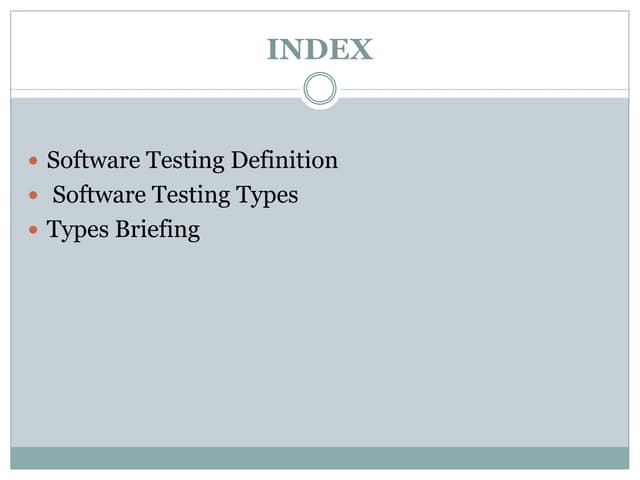 Software Teting