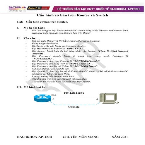 St2. Nhung cau lenh co ban tren Router - Switch Cisco.docx