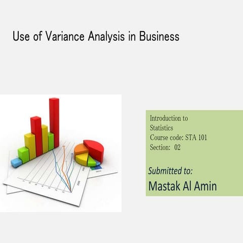 use of Variance analysis