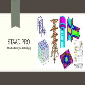 STAAD PRO BASIC DETAIL OF WORKFLOW _2602