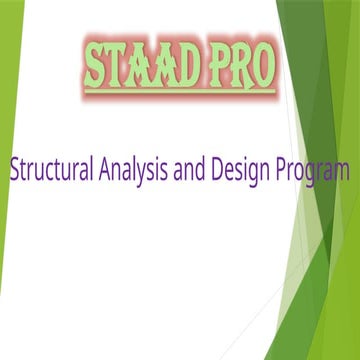 STAADProCONNECT Beam model | PPTX