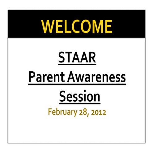 STAAR Grade 3-8 Presentation