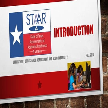Staar a training sped.diag group | PPTX