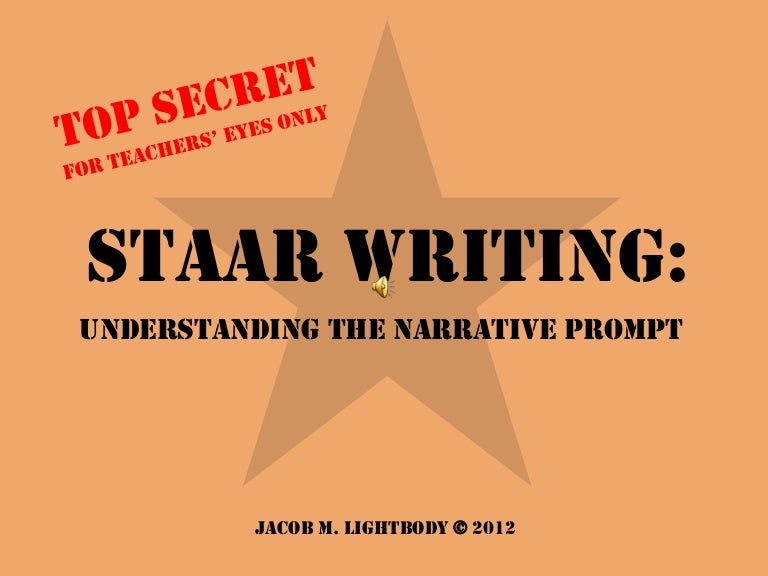 Staar Writing Personalnarrativepromptexplainedthgrade
