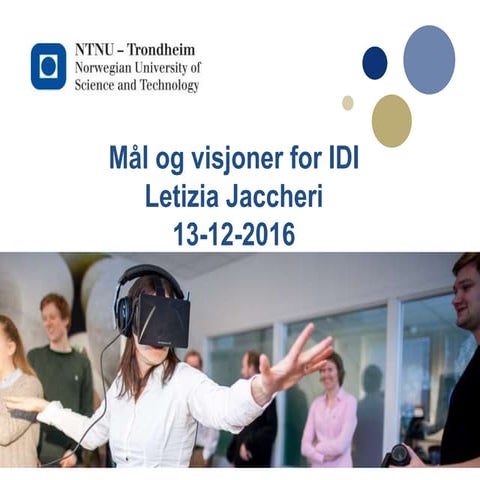 mål og visjoner for IDI