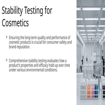 Comprehensive Stability Testing for Cosmetic Products: Ensuring Quality ...