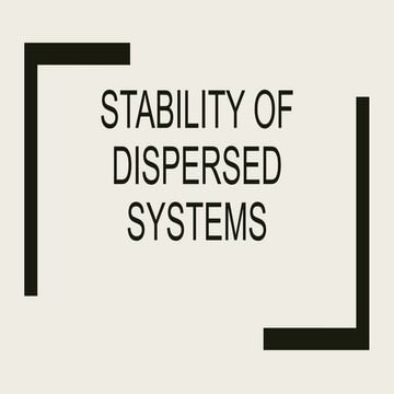 Stability of dispersed systems.pptx