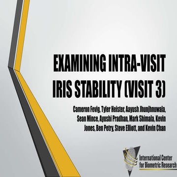 Examining Intra-Visit Iris Stability - Visit 3