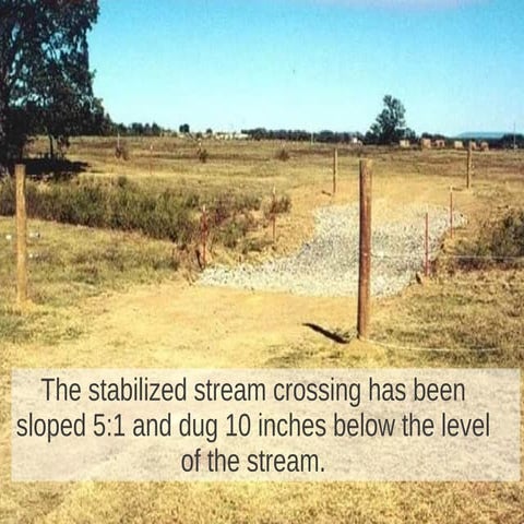 Stabilized Stream Crossing