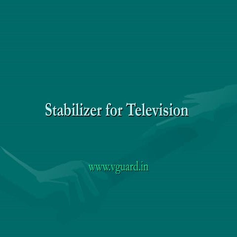 Stabilizer for television