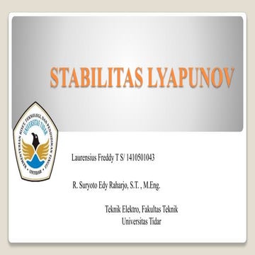 Stabiltas Lyapunov