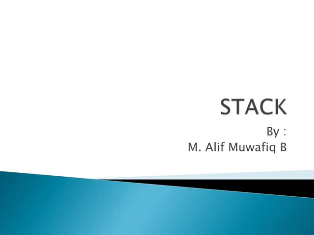 Stack | PPT