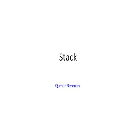 Stack | PPT