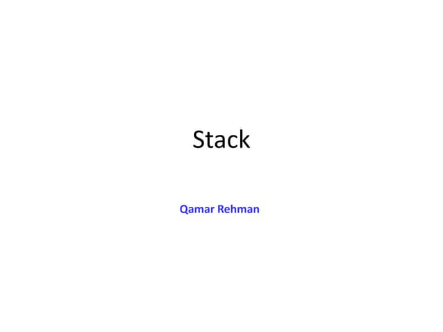 Stack | PPT