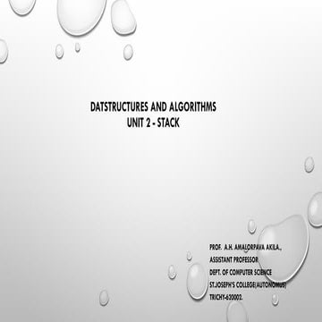 stack & queue | PPTX