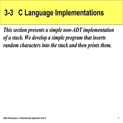 Stack implementations | PPT