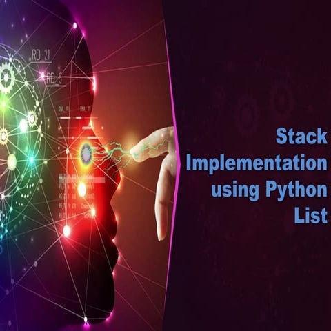 Data Structure Stack operation in python | PPTX