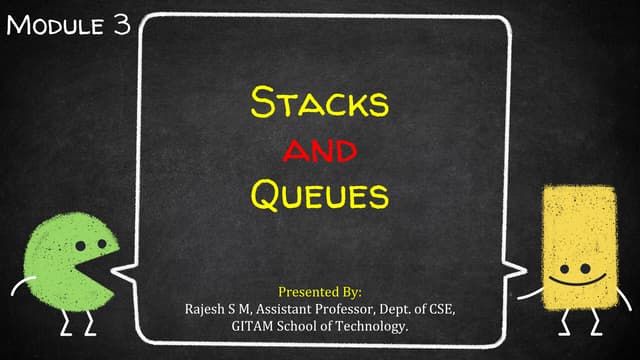 Stacks - Introduction, Operations and Implementation
